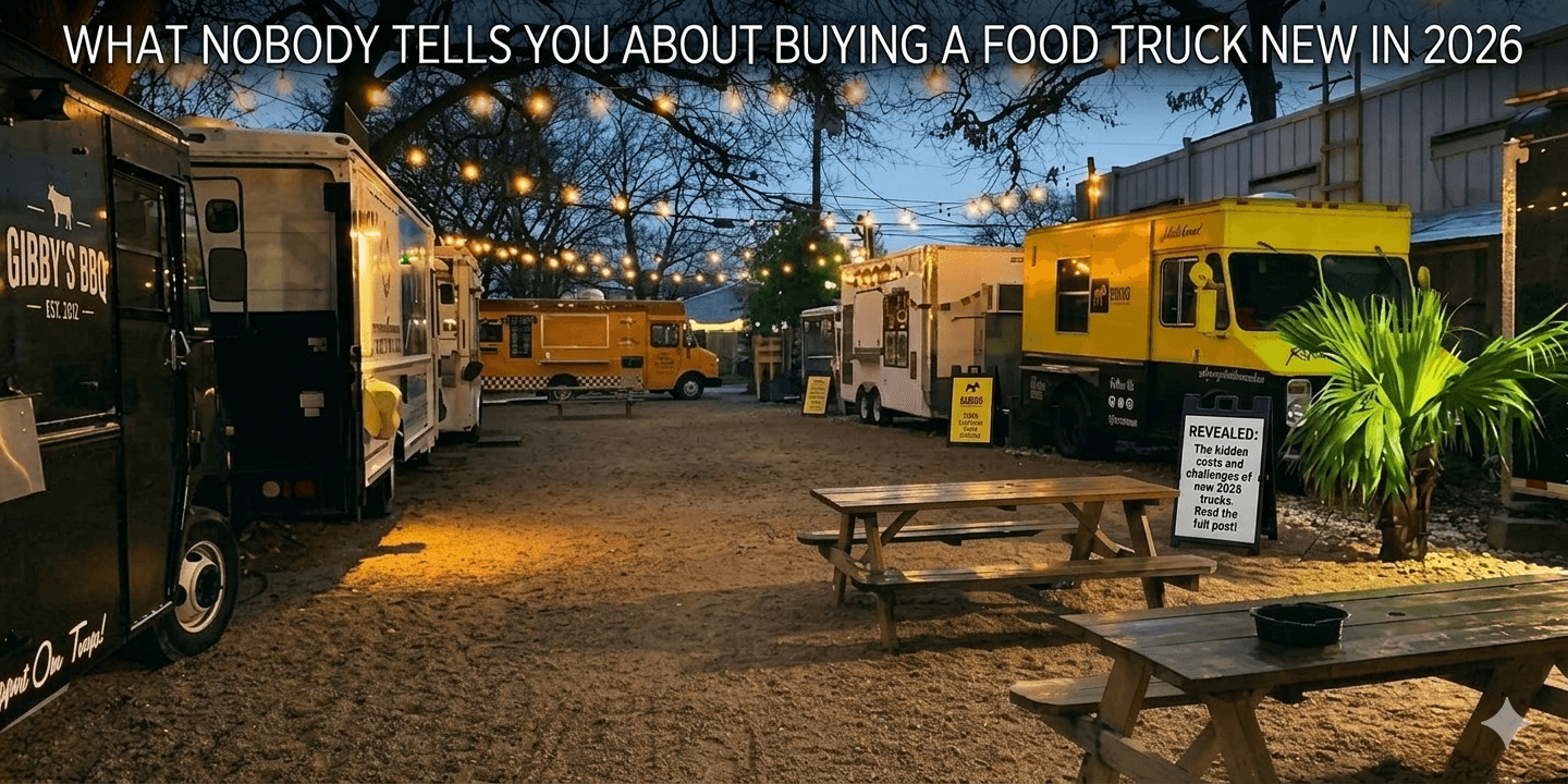 What Nobody Tells You About Buying a Food Truck New in 2026